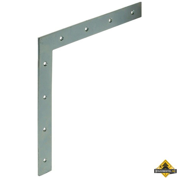 Raamhoek Recht 300x300mm 36X4 Verzinkt - per stuk