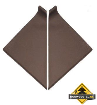 Uitwendige Hoek - IJzeraarde (21,5cm) (Niet verglaasd)