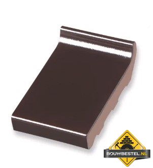 Raamdorpel Verglaasd - Donker Bruin (10,5cm)