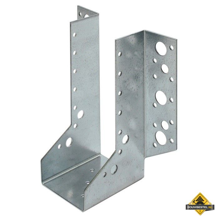 Raveeldrager Zwaar 75X130mm (voor houtmaat ca. 75x150mm) Sendzimir verzinkt - per stuk
