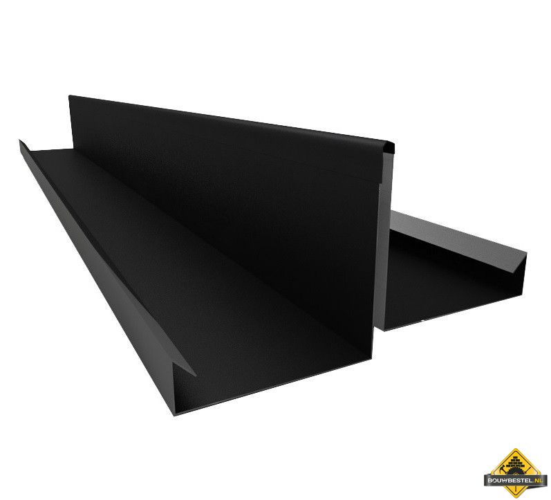 Quickgoot Prefab verholen goot renovatieprofiel Aluminium + EPDM 1 meter