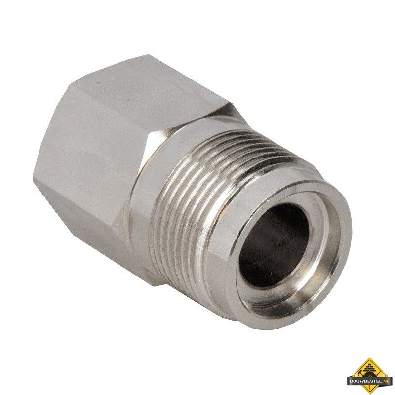 Gaskoppeling 1/2inch binnen x M-24 Vernikkeld