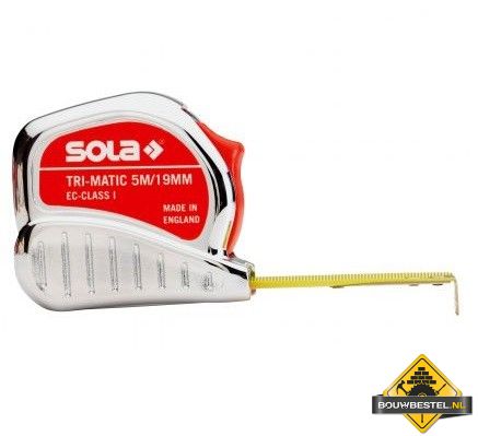 Rolbandmaat staal SOLA TM 19mm L = 5000mm