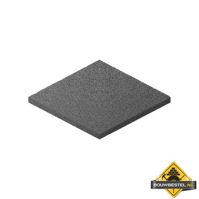 Rubber tegelplot 8x90x90mm (12 stuks)