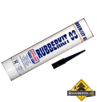 Rubberkit 03 (verbruik ca. 5 - 7,00 m1/koker) 1 doos a 12 kokers a 310ml