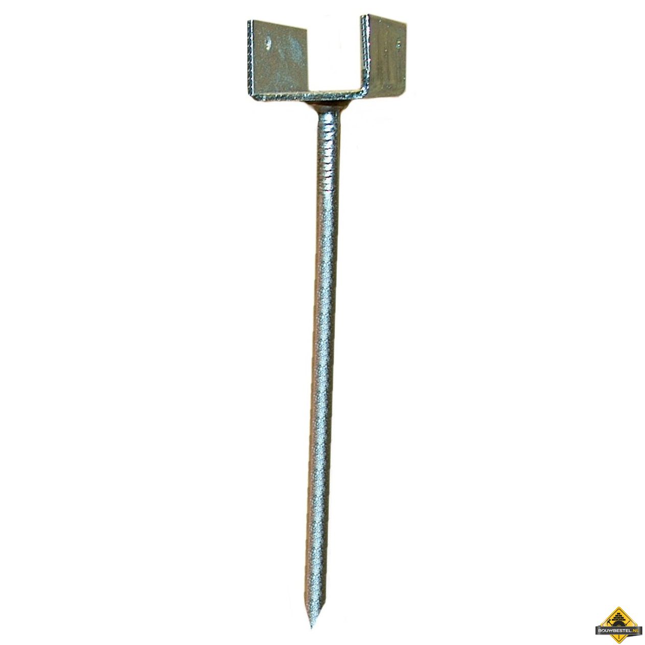 Ruiterdrager met spijker, spijkerlengte 260 mm, breedte 30 mm, verzinkt - 50 stuks