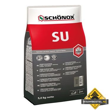 Schonox SU Voegmortel - Donkergrijs (5kg)