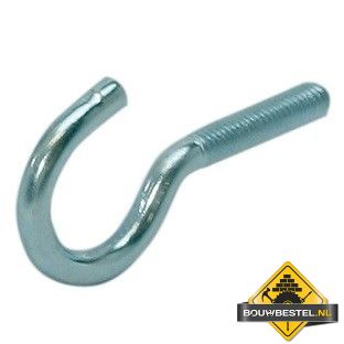 Schroefhaak M5 50X16mm Diameter: 4.4 Verzinkt - 10 stuks