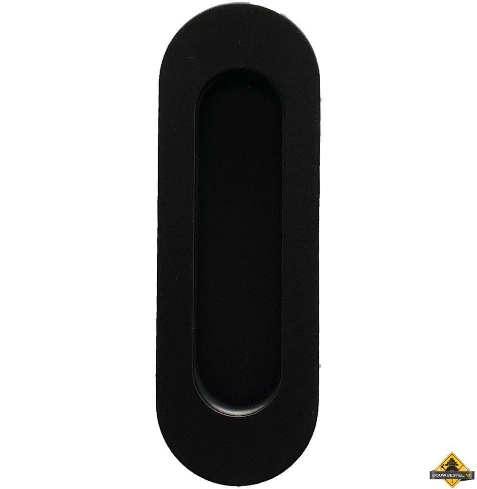 Schuifdeurkom ovaal 120mm staal