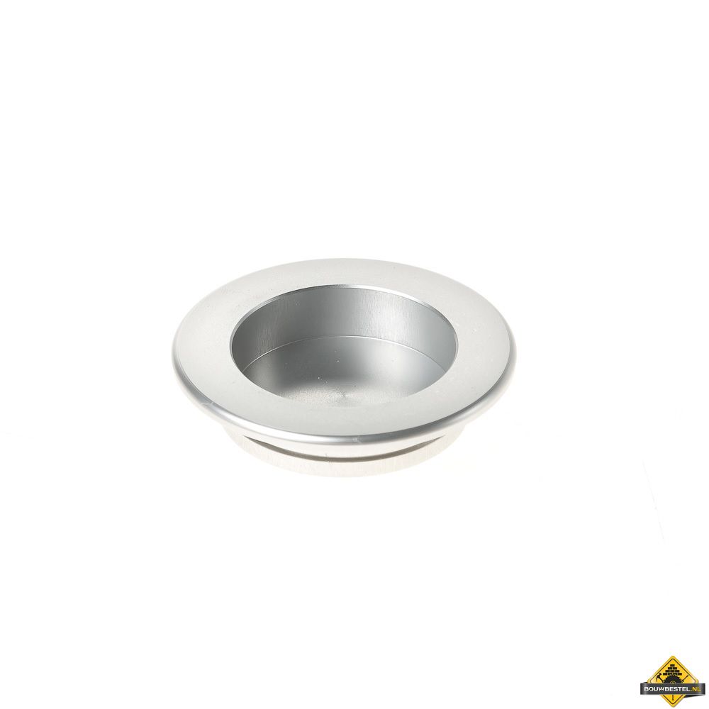 Schuifdeurkom rond 68mm Geanodiseerd aluminium