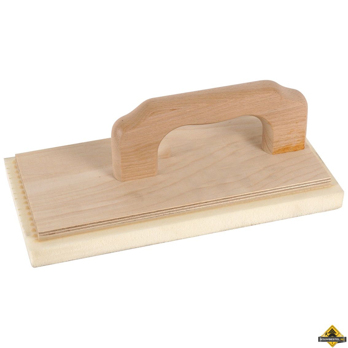 Schuurspons SUPER PROF hout wit 210x140x20 mm