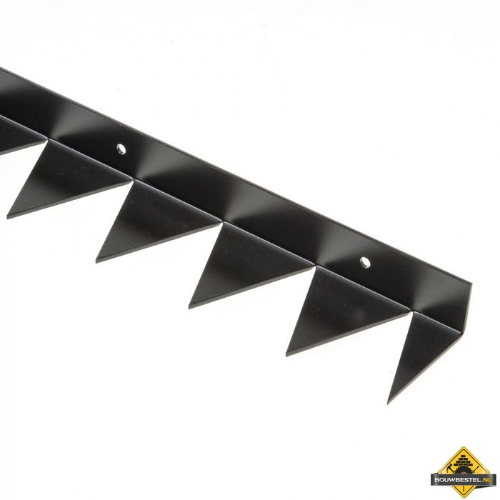 SecuMax Anti-klimstrip 1000x2x60xmm Staal 90 graden