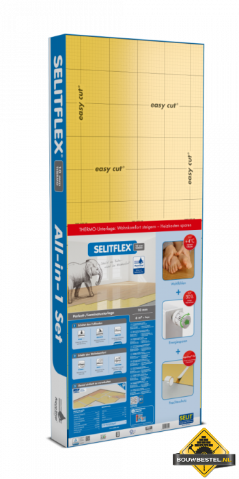 Selitflex 10mm Thermo goud | 6m² per pak incl tape