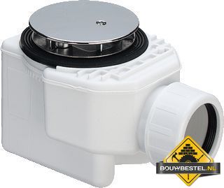 Viega Douchebakafvoer 70mm Chroom (diameter afvoer 52mm)