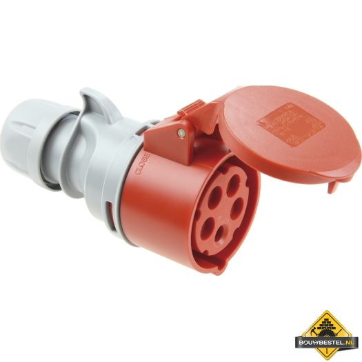 Sirox CEE-contrastekker IP 44, 5-polig, 400 V, 6 h 16A SIROX-KLICK