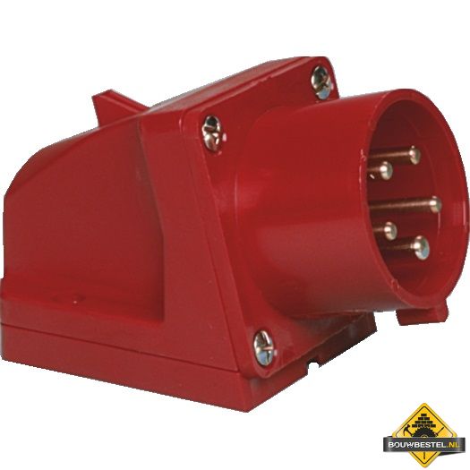 Sirox CEE-wandapparaatstekker IP 44, 5-polig, 400 V, 6 h 16 A