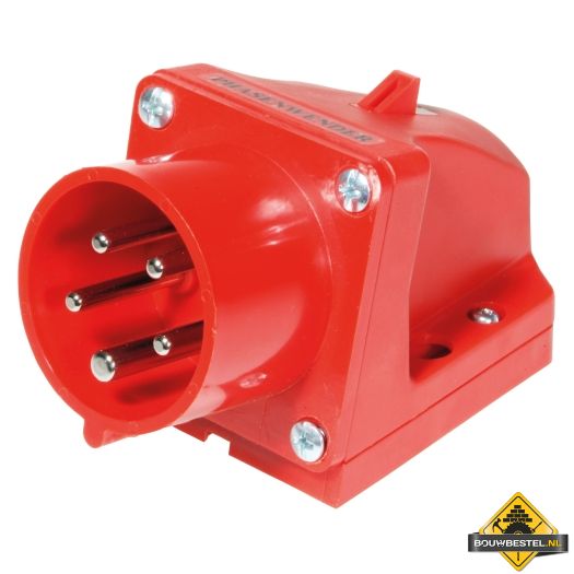 Sirox CEE-wandapparaatstekker IP 44, 5-polig, 400 V, 6 h 32 A