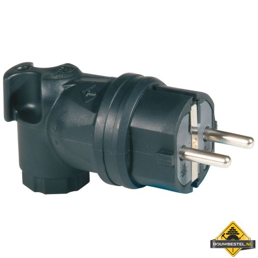 Sirox volrubber- haakse stekker, IP44