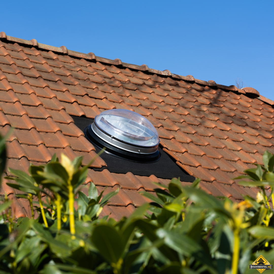 Solatube diameter 53cm hellend dak buitenzijde