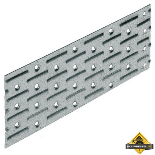 Spijkerplaat 75X150X1.25mm 115x2 Sendzimir verzinkt - per stuk