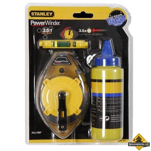 Stanley slaglijnmolenkit 047465 30m powerwinder
