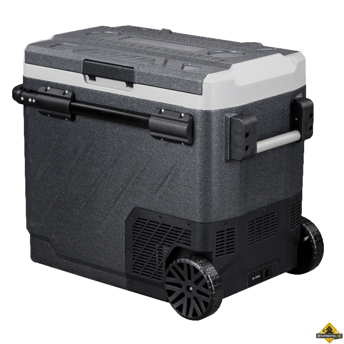 Steamy-E Dual Zone Roller Elektrische Compressor Cooler On Wheels 61 liter koelbox