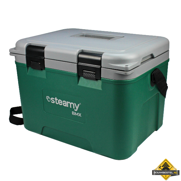 Steamy BMX 21 liter Koelbox Green (met tray en divider)