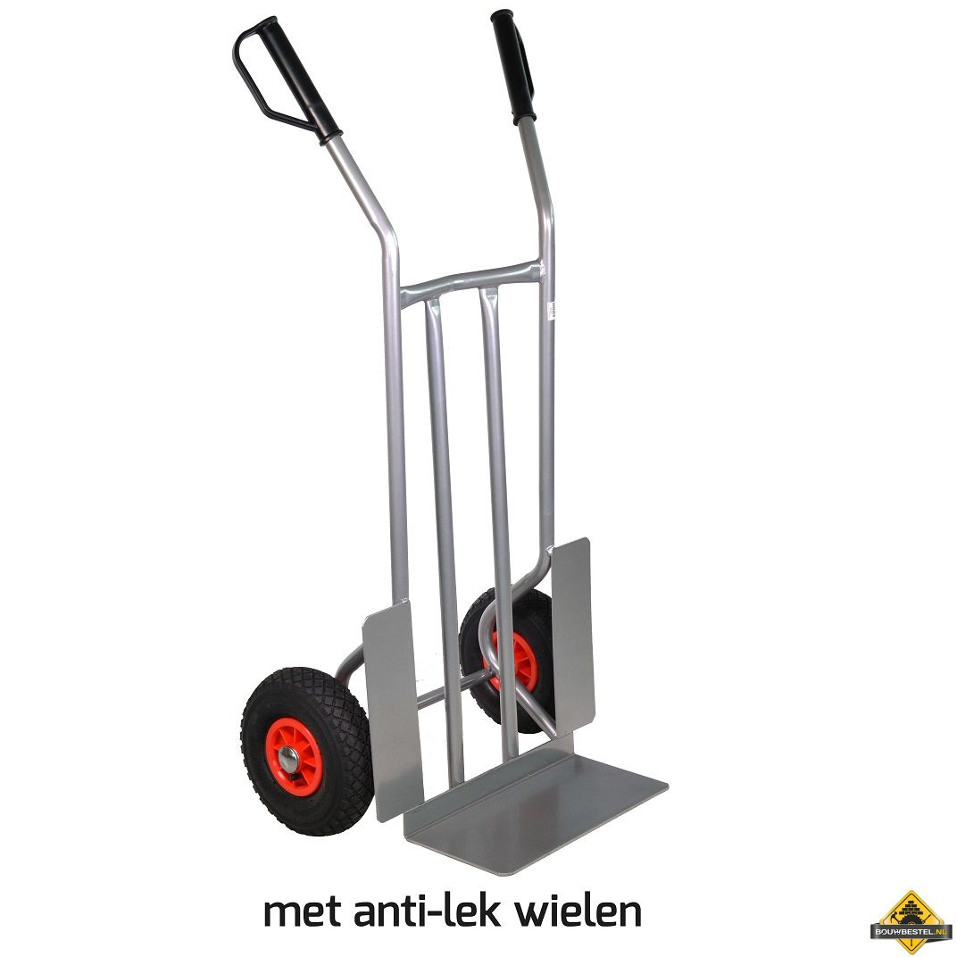 Steekwagen Profi 250 kg softwiel (anti-lek band) - NL-fabricaat