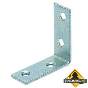 Stoelhoek 40x40mm 15X2 Gegalvaniseerd - 10 stuks