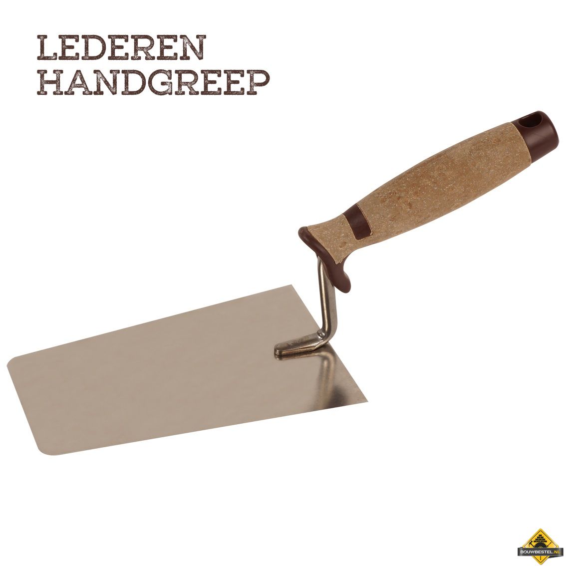 Super Prof Eco Pure RVS stukadoorstroffel recht - 180 mm
