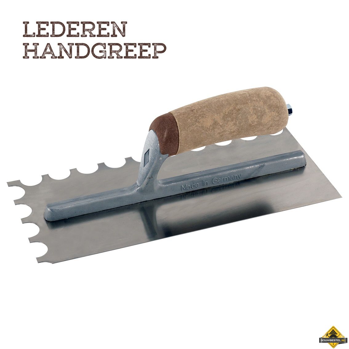 Lijmspaan SUPER PROF PURE 280x120mm halfrond 20x10 mm met Leer