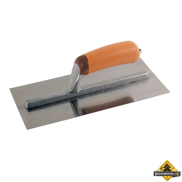 Pleisterspaan SUPER PROF 480x120x0.65 mm met SUPERSOFT-handgreep. RVS