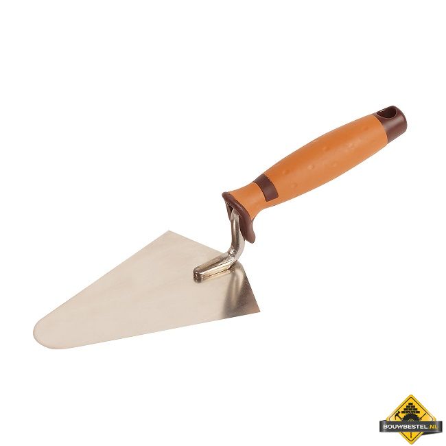 Punttroffel SUPER PROF ECO rond 140 mm RVS met SUPERSOFT greep