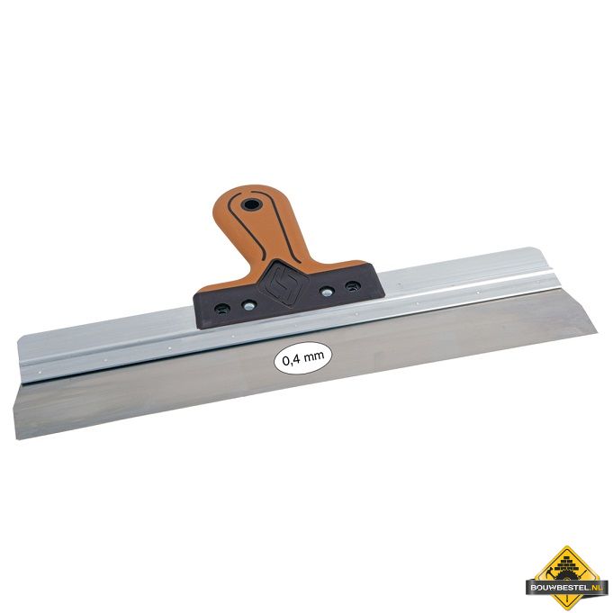 Spackmes SUPER PROF aluminium 480 mm RVS met SUPERSOFT-handgreep