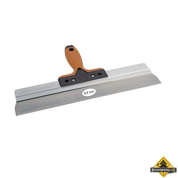 Spackmes SUPER PROF aluminium 170 mm RVS met Amerikaanse SUPERSOFT-handgreep