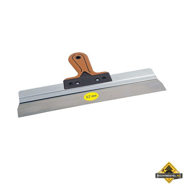 Gipsmes SUPER PROF aluminium 570x0.7 mm RVS met SUPERSOFT-handgreep