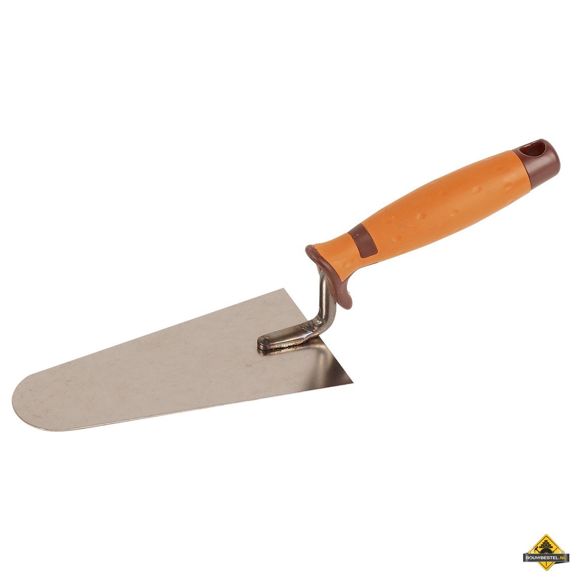 Troffel SUPER PROF ECO rond Belgisch model 180mm RVS met SUPERSOFT greep