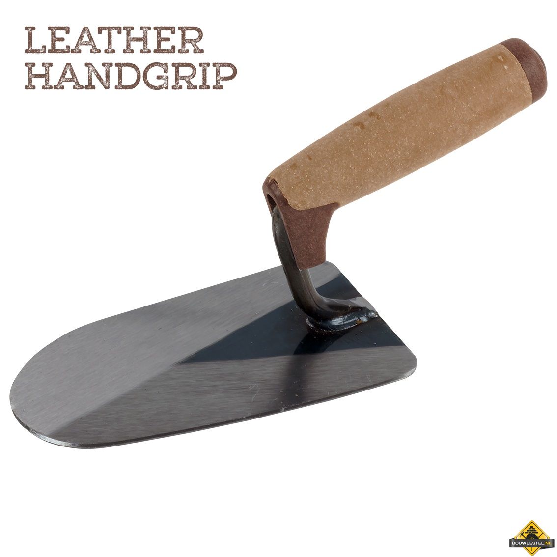 Super Prof Pure metseltroffel SMART 180 mm links lederen handgreep