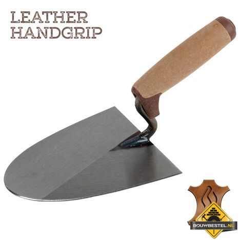 Super Prof Pure Metseltroffel Antwerpen 190 mm lederen handgreep