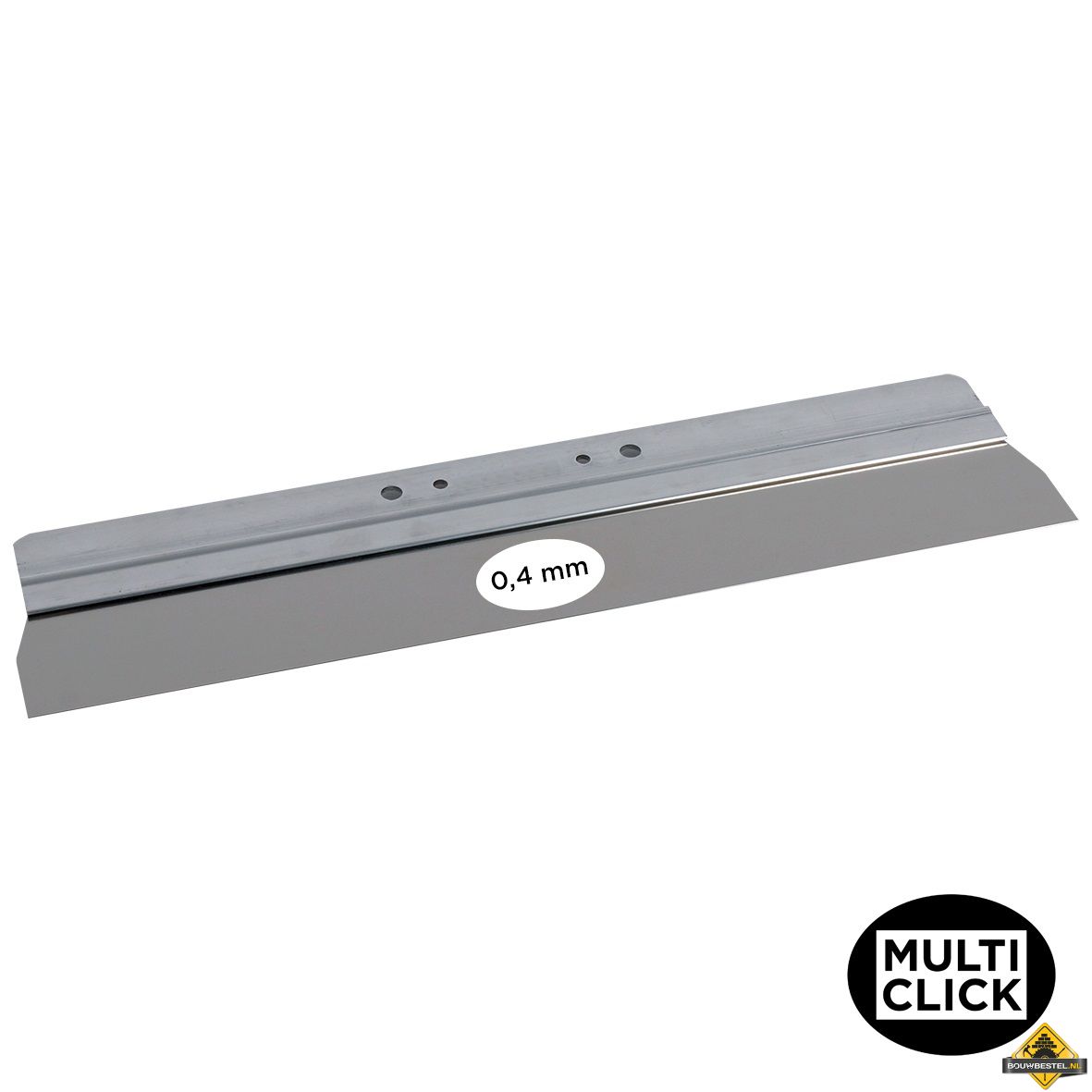 Super Prof Multi Click wand-/vloerschraperblad aluminium - 0,4 mm