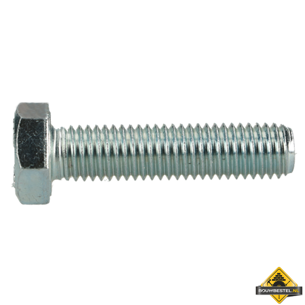 Tapbout Staal 8.8 DIN 933/934 M8x50mm Verzinkt | 9 stuks