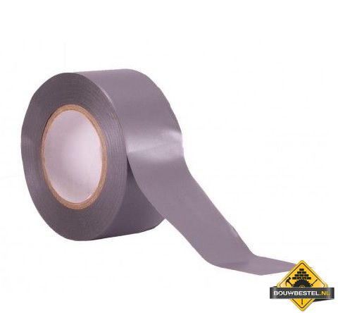 Buisisolatie tape grijs 30mm/20m