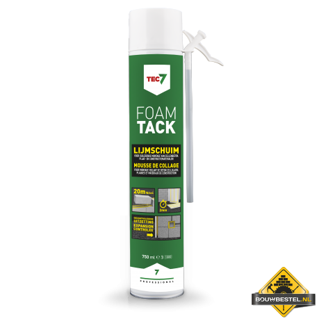 Tec7 FoamTack Lijmschuim met slang - Aerosol 750 ml