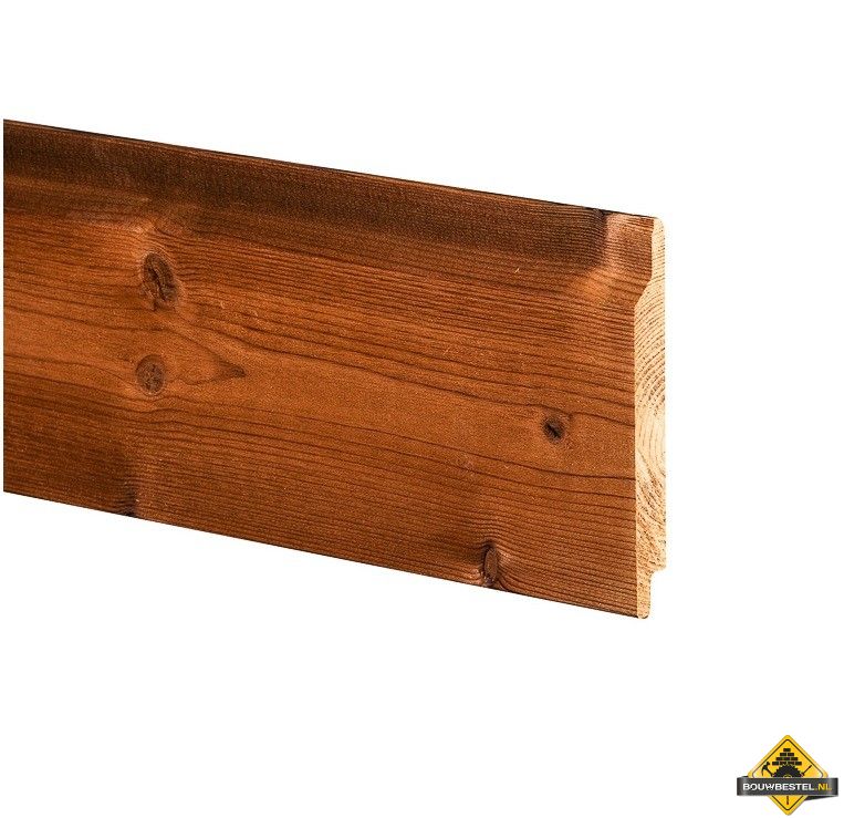 Thermowood vuren c structura halfhouts rabat 25x150x4800 (nettomaat 18x127mm) (INFORMEER NAAR DE LEVERTIJD)