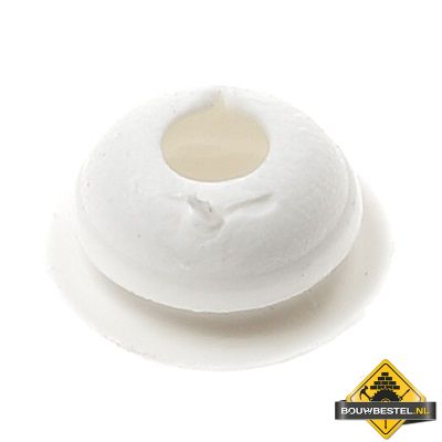 Theuma deurbuffer / deurstop universeel RAL 9010