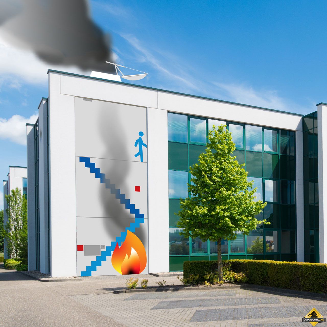Trappenhuissysteem BG-E-TP 130x130 (TIJDELIJK NIET LEVERBAAR)