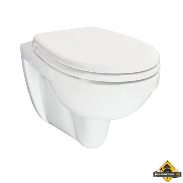 Trevi ONE PACK wandcloset KIWA met zitting wit