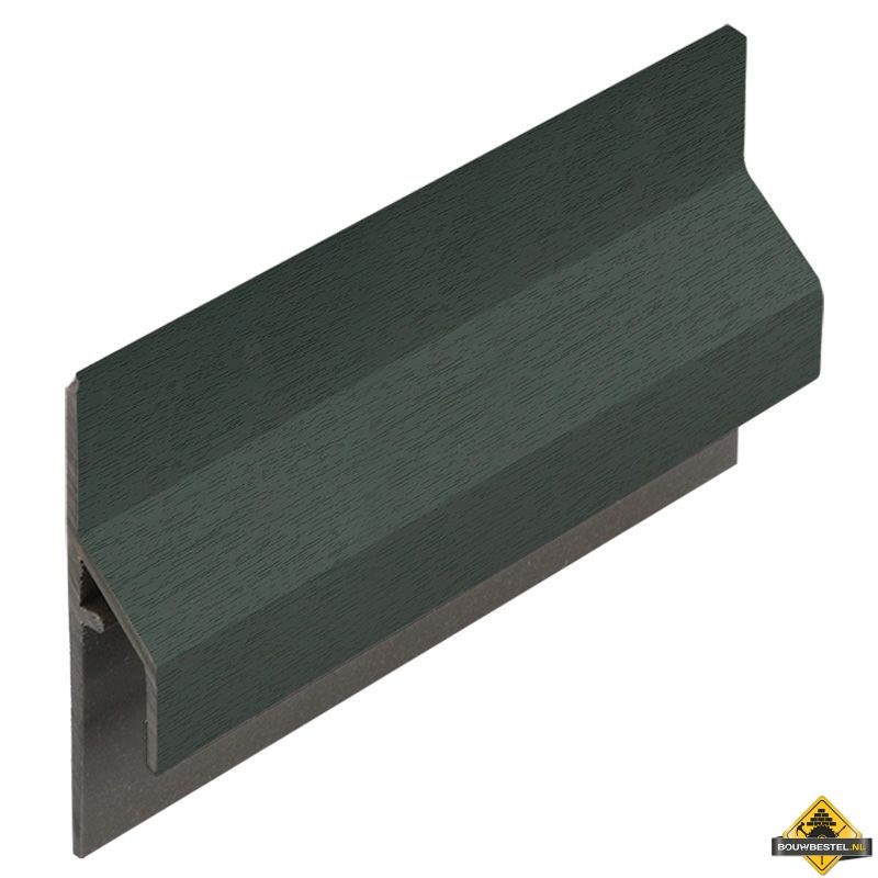 Trim/kraal aansluitprofiel 10mm Keralit dakrand Donkergroen - Classic (bestelnr. 2843)