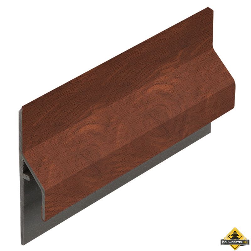 Trim/kraal aansluitprofiel 10mm Keralit dakrand Golden oak - Classic (bestelnr. 2843)