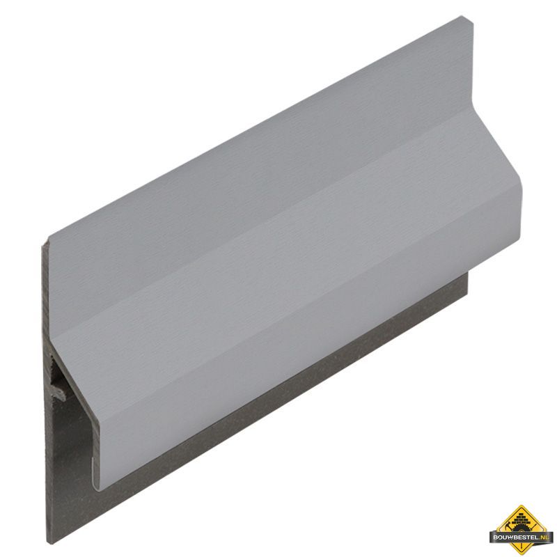 Trim/kraal aansluitprofiel 10mm Keralit dakrand Grijs - Classic (bestelnr. 2843)